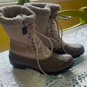 Sperry Top-Sider Women's Syren Strait Oat
Boots Size 6 Tan Winter